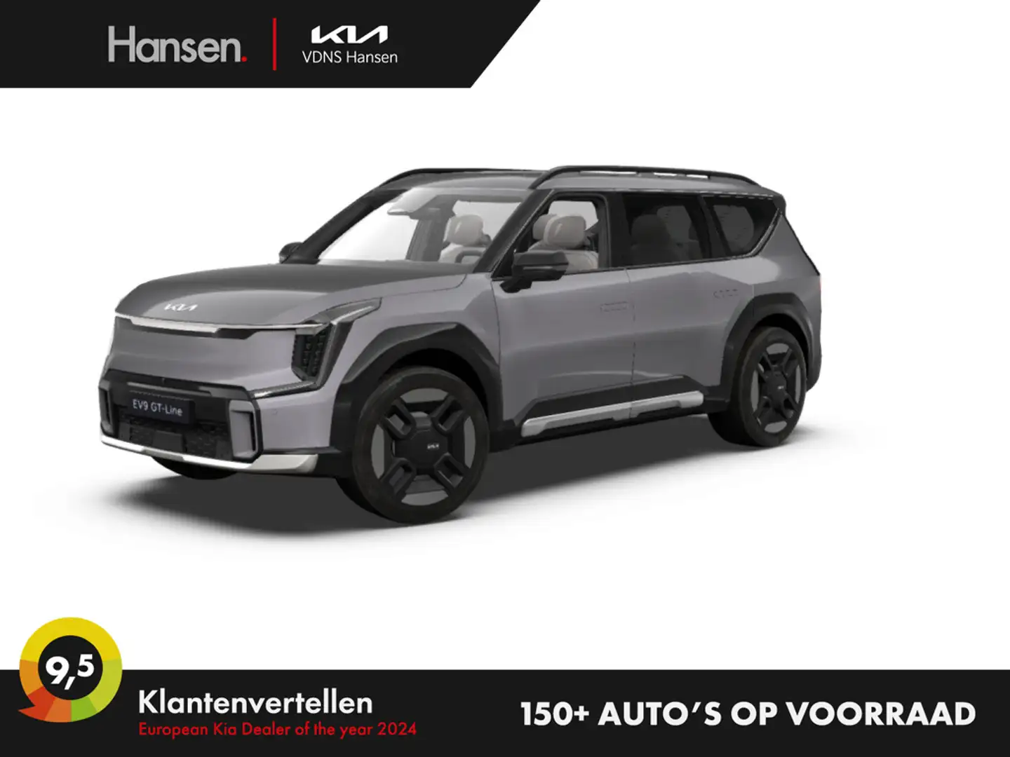 Kia EV9 GT-Line 6 persoons 99.8 kWh I Gratis laadpaal I Sn Grijs - 1