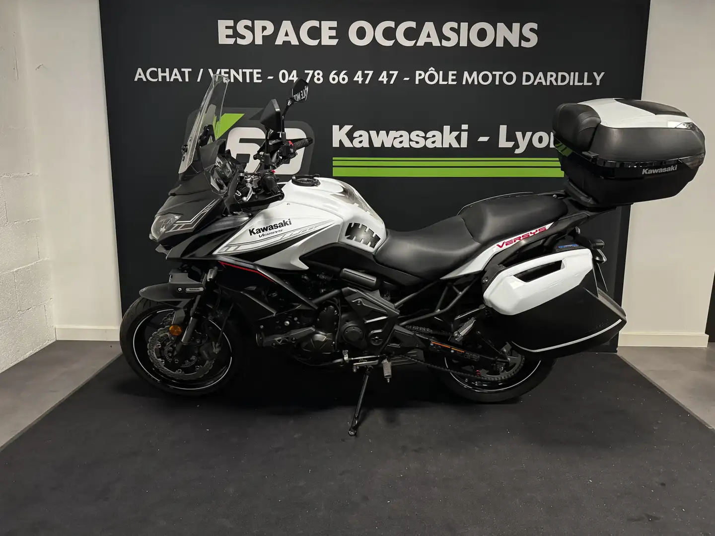 Kawasaki Versys 650 Blanc - 2