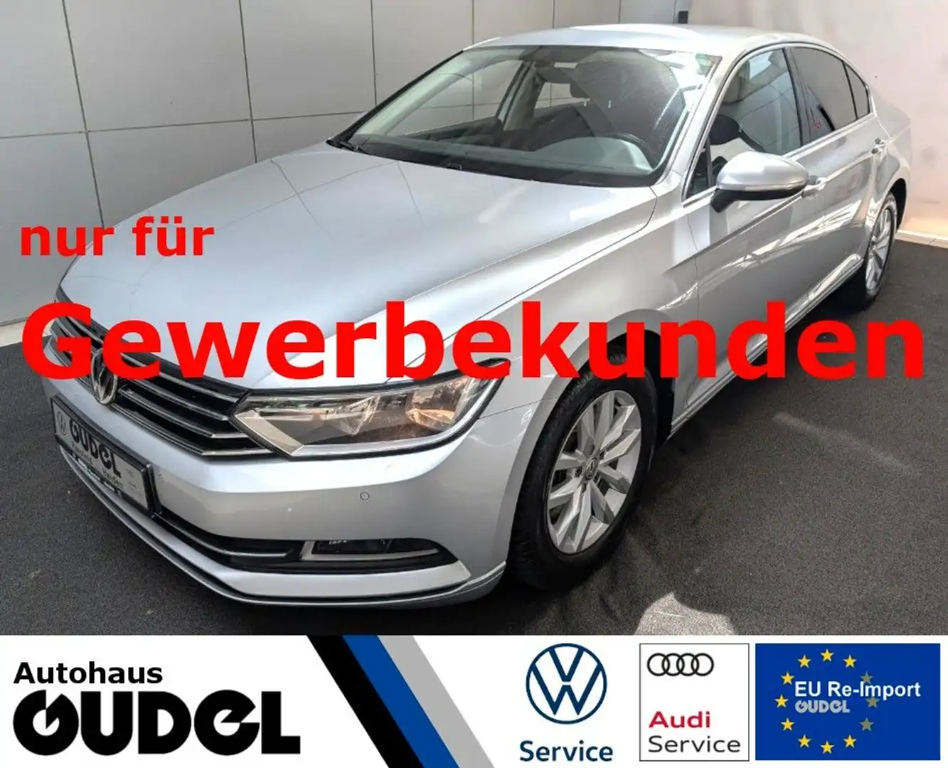 Volkswagen Passat Lim. 2.0 TDI Comf. AHK VK nur an Gewerbe! Zilver - 1