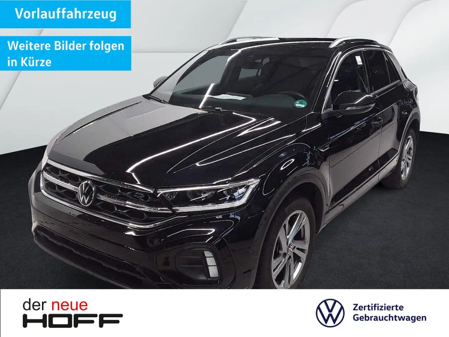 Volkswagen T-Roc 1.5 TSI DSG R-Line AHK Kamera Navi ACC Schwarz - 1