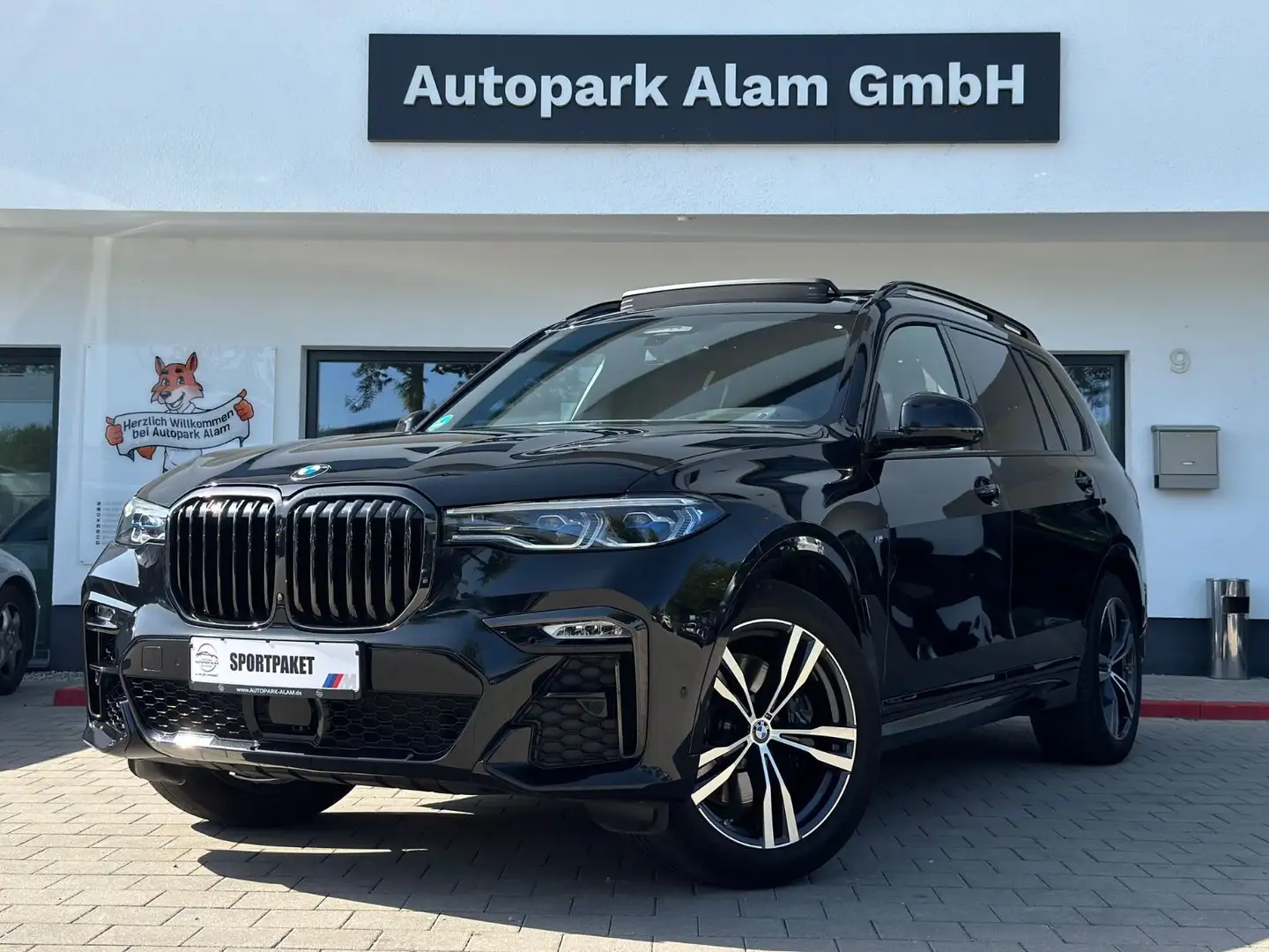 BMW X7 xDrive 40 d M Sport 360° AHK Pano 7 Sitzer Schwarz - 1