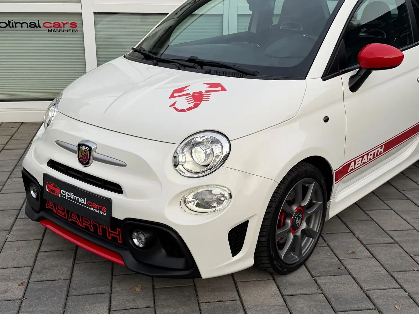 Abarth 500 Fiat 500 595 Turismo/VOLLEDER/NAVI/SPORT AGA Weiß - 2