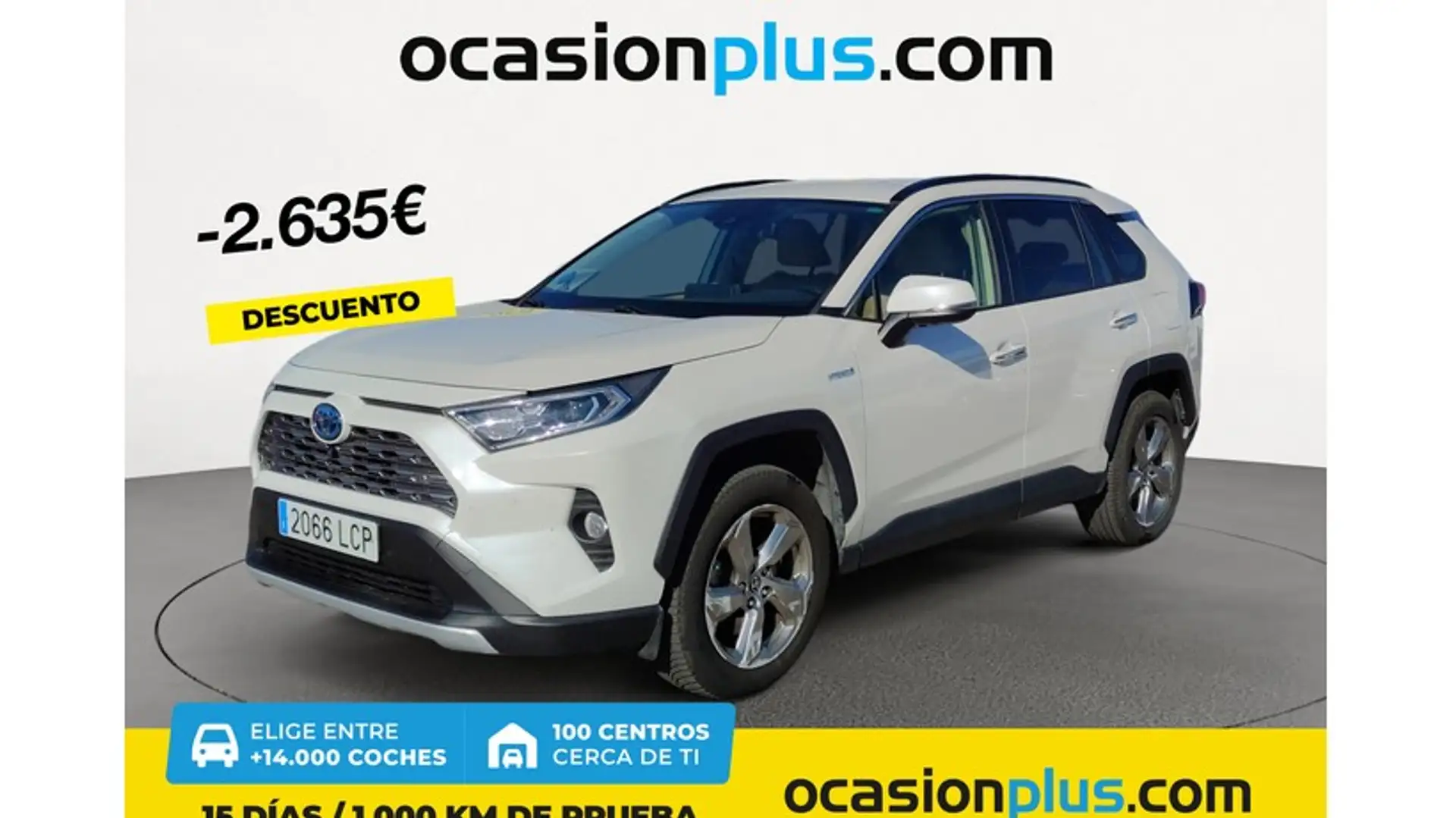 Toyota RAV 4 2.5 hybrid 2WD Luxury Blanc - 1