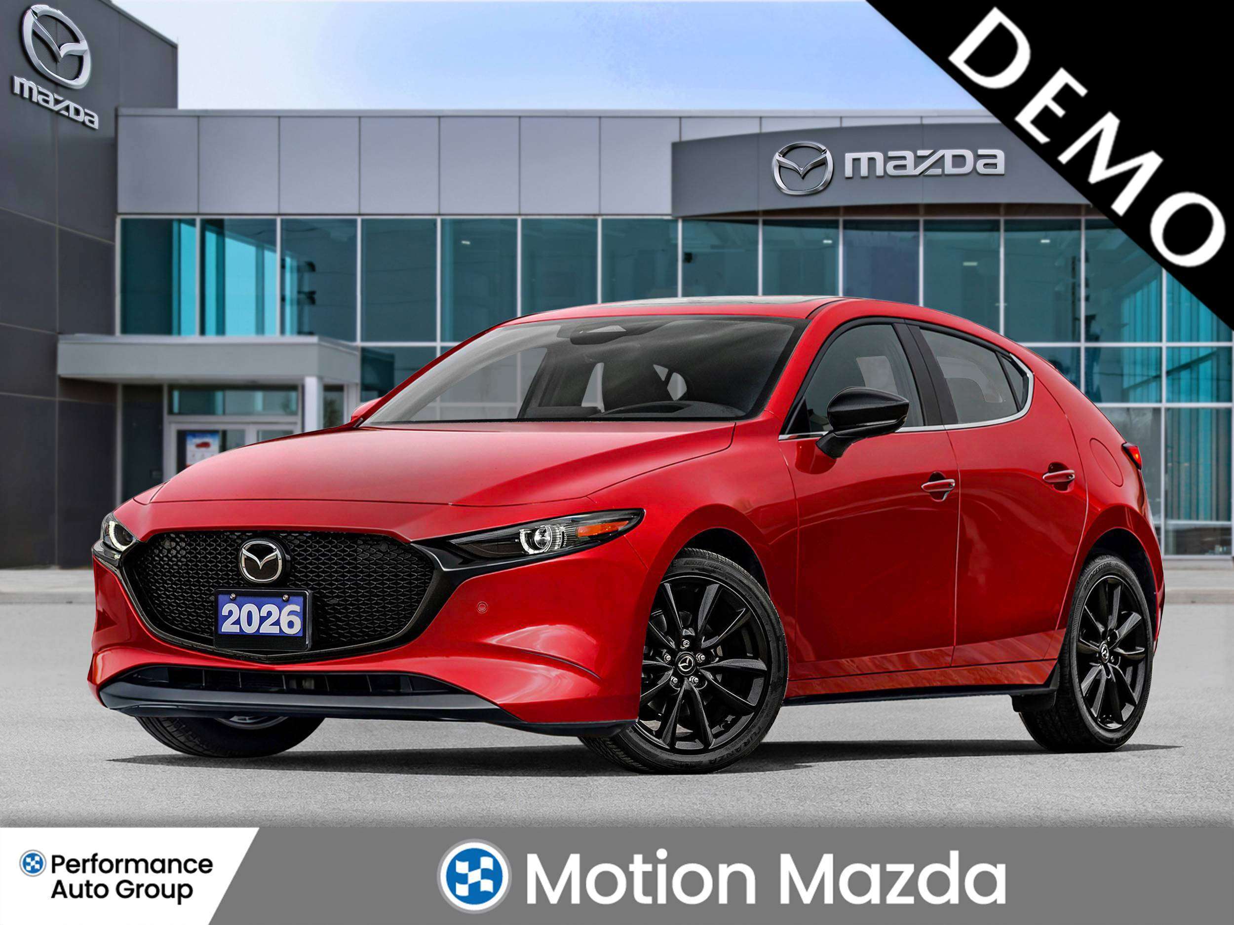 2026 Mazda Mazda3 GT w/Turbo AWD | Demo | Leather | Sunroof