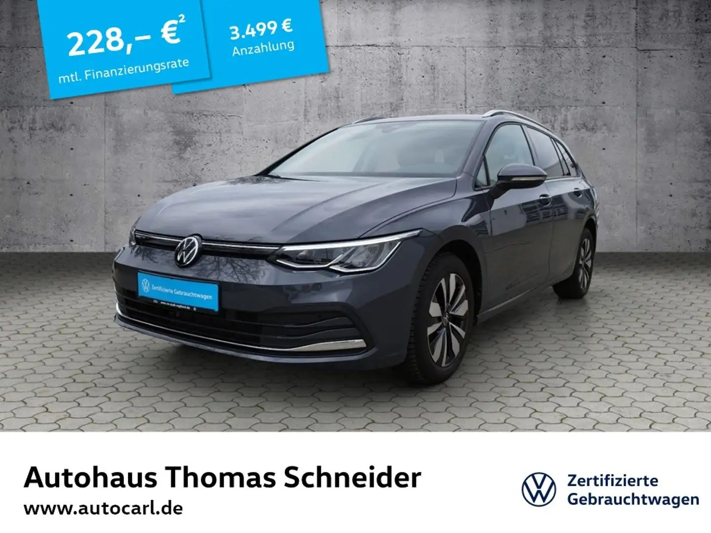 Volkswagen Golf Variant VIII Variant Move 1.5TSI AHK/Navi/Carplay/SHZ KLI Grau - 1