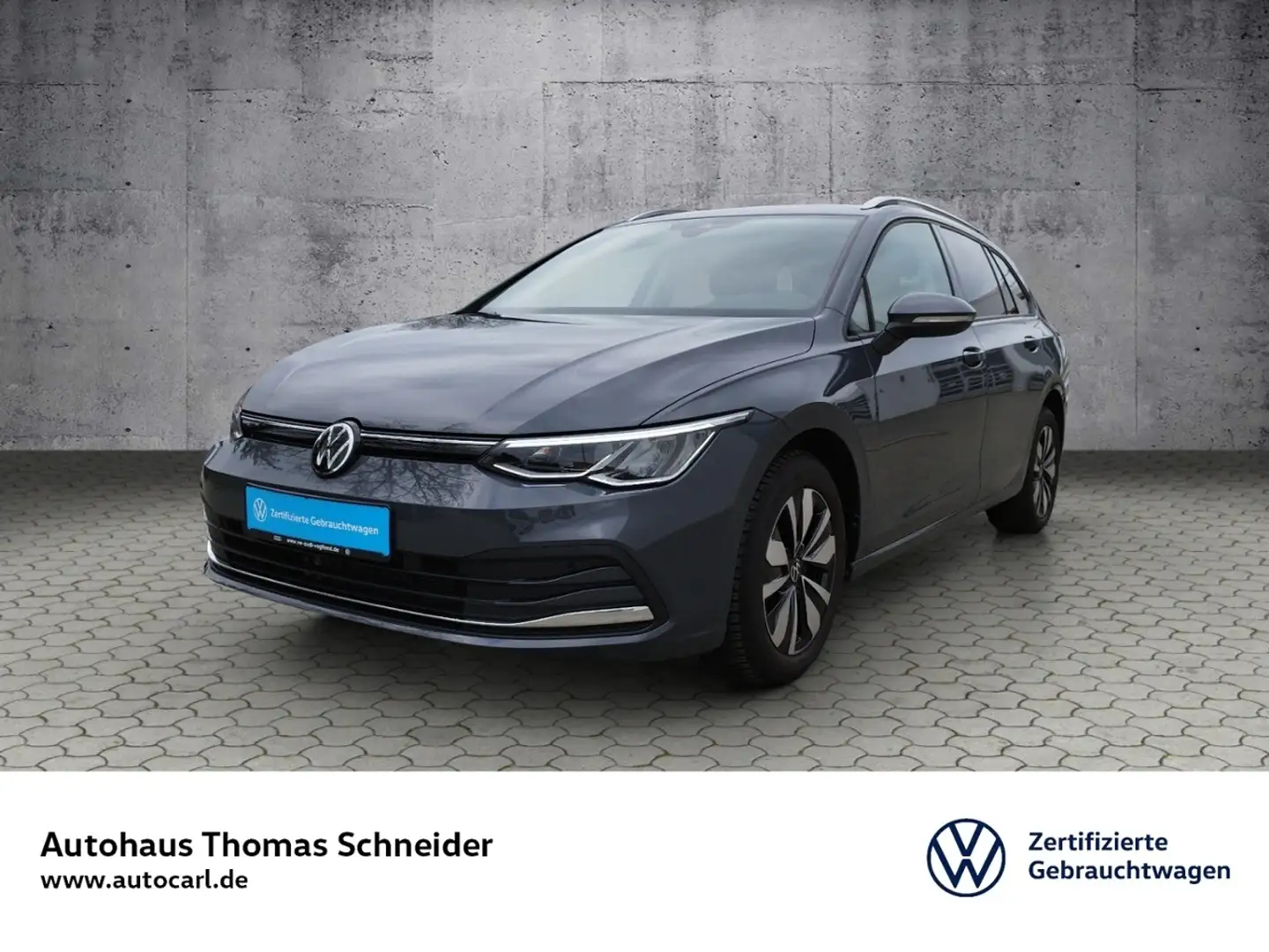 Volkswagen Golf Variant VIII Variant Move 1.5TSI AHK/Navi/Carplay/SHZ KLI Grijs - 1