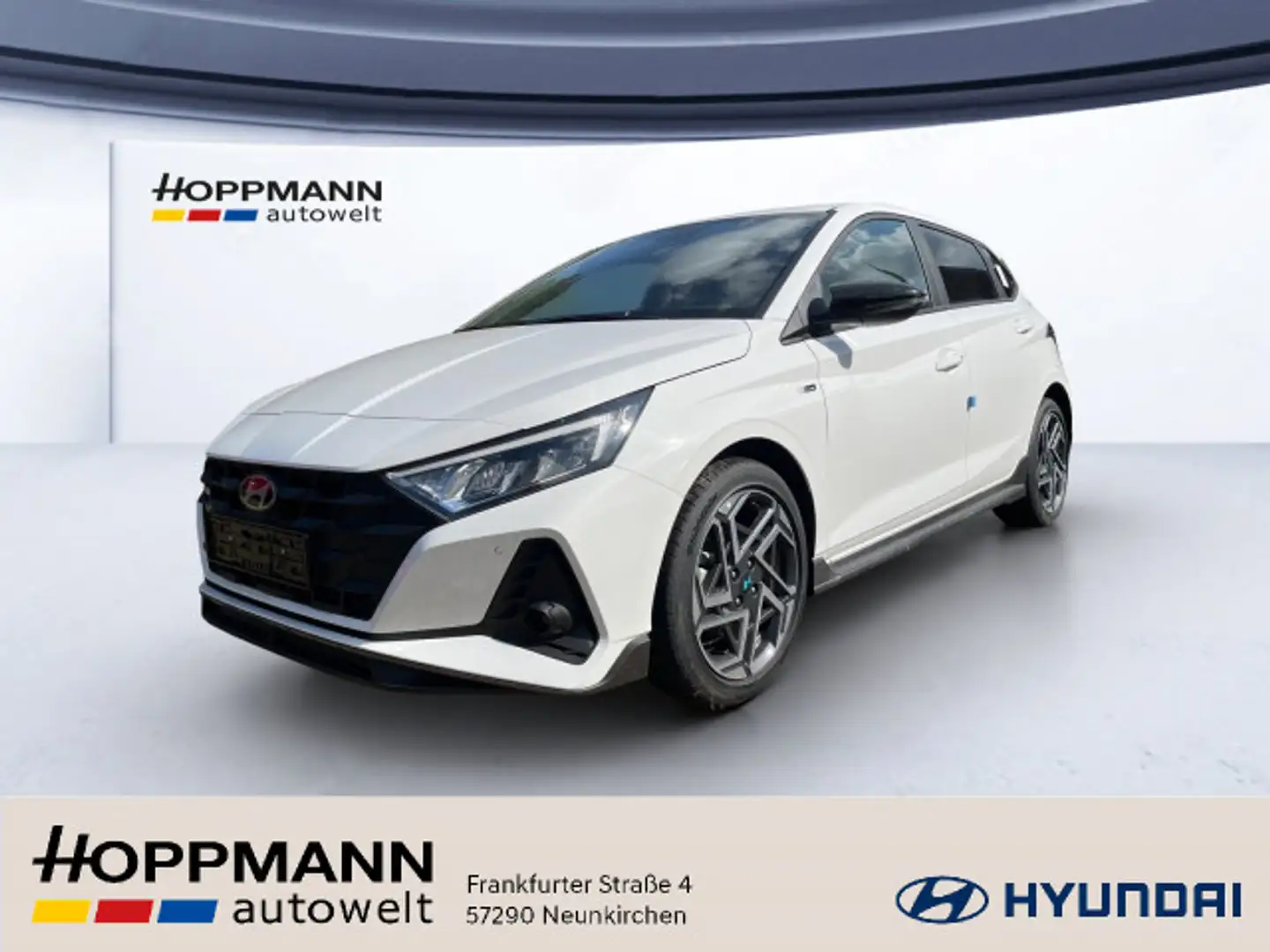 Hyundai i20 FL (MY25) 1.0 T-GDI 6-MT, (100 PS) 2WD N Lin Weiß - 1