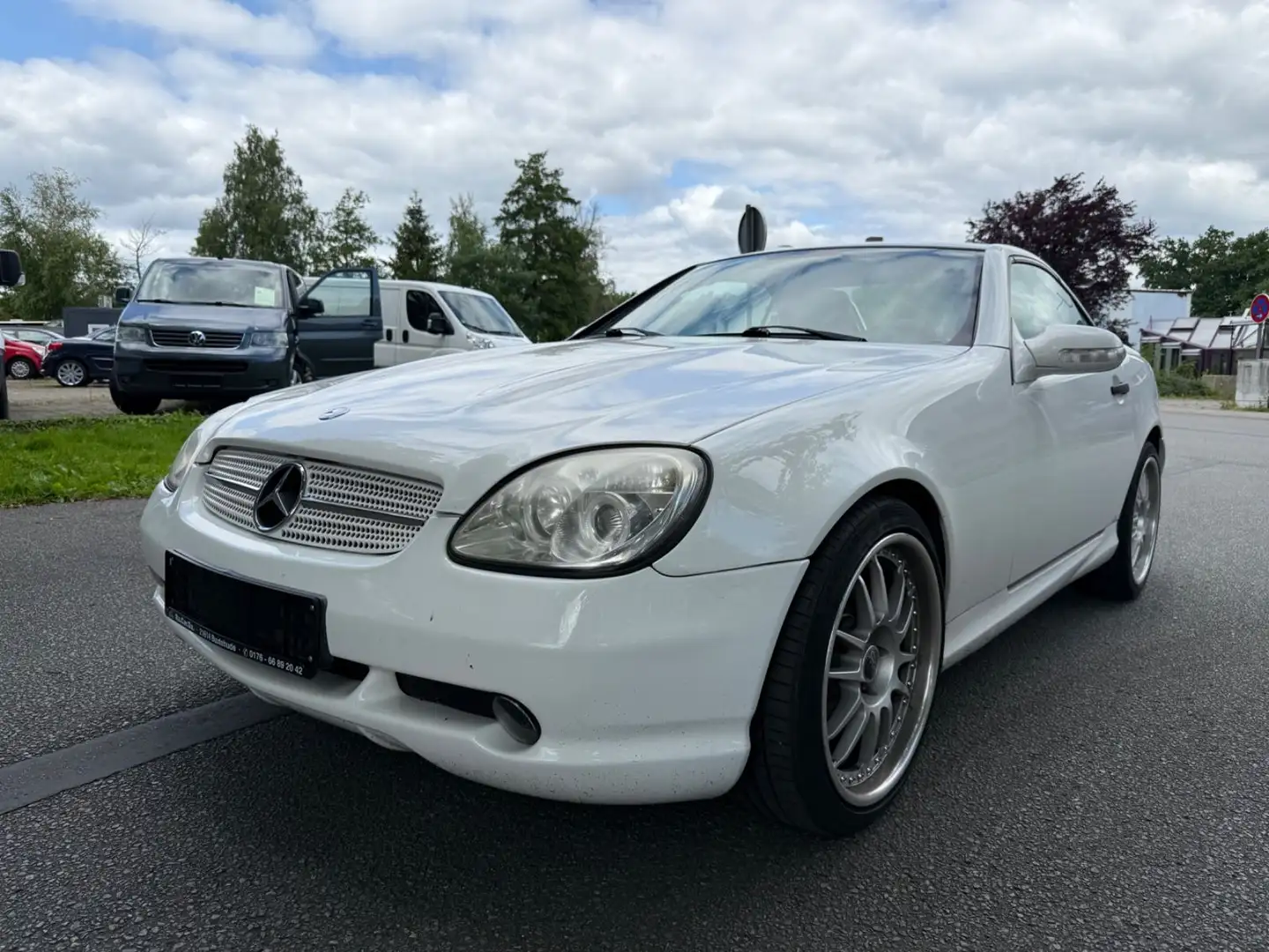 Mercedes-Benz SLK 200 Blanc - 1