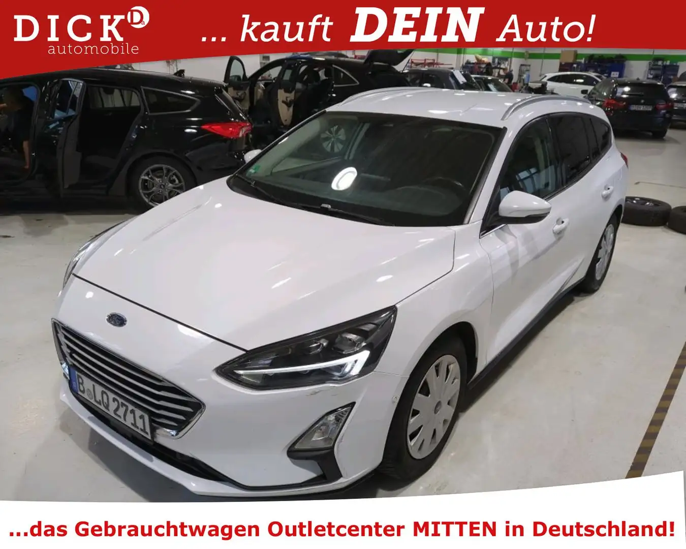 Ford Focus T C&C 1.5EB STANDH/ACC/NAVI/RFK/SHZ/8Fach Weiß - 1