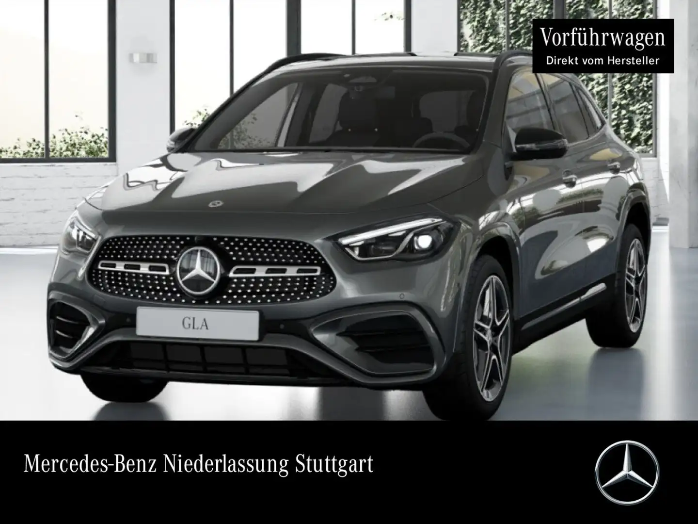 Mercedes-Benz GLA 220 4M AMG+NIGHT+PANO+360°+AHK+MULTIBEAM+19" Šedá - 1