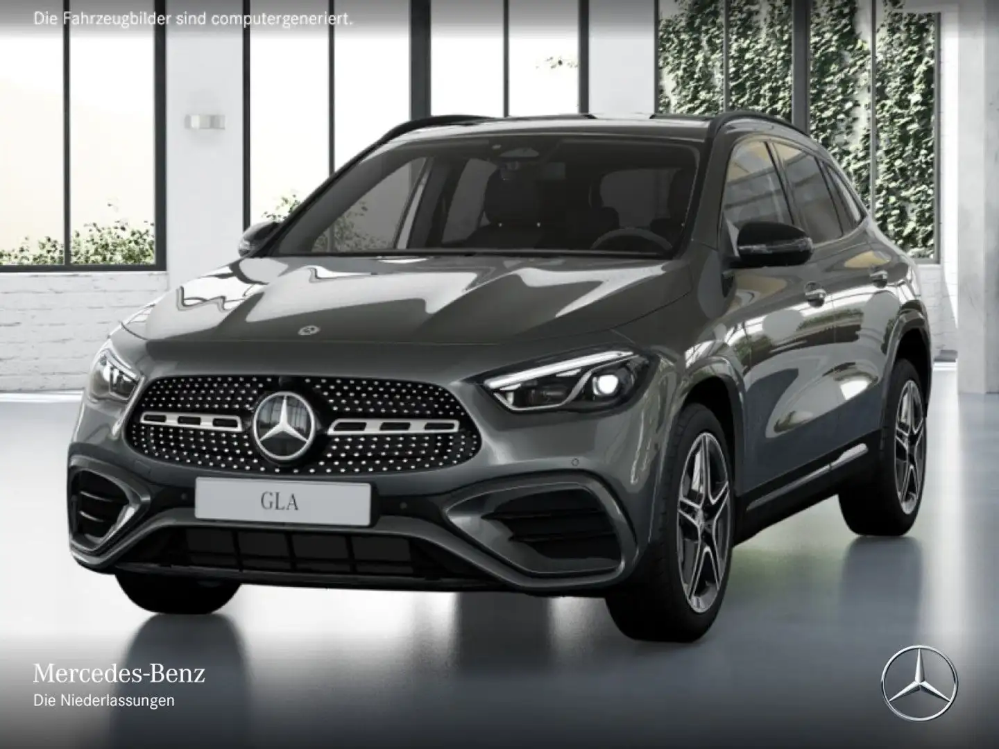 Mercedes-Benz GLA 220 4M AMG+NIGHT+PANO+360°+AHK+MULTIBEAM+19" Šedá - 2
