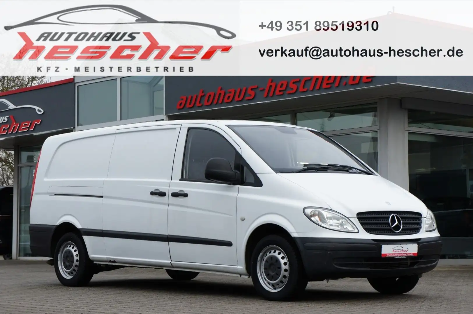 Mercedes-Benz Vito Kasten 109 CDI extralang *REGALAUSBAU*AHK* Wit - 1