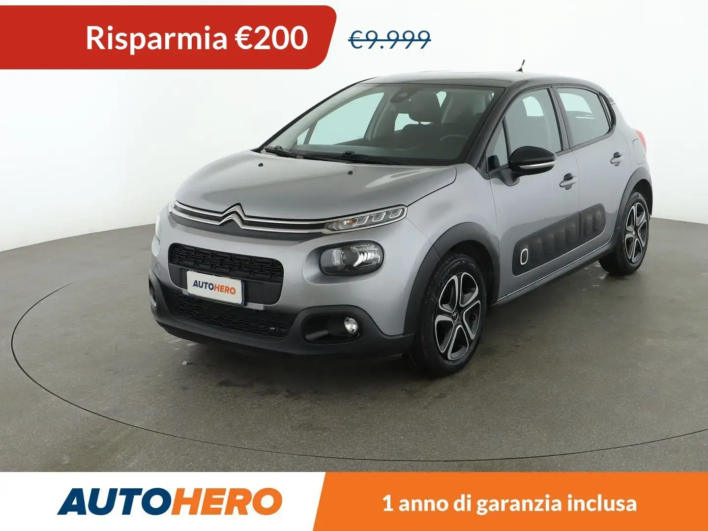 Citroen C3 1.2 PureTech Shine 82 CV Grau - 1