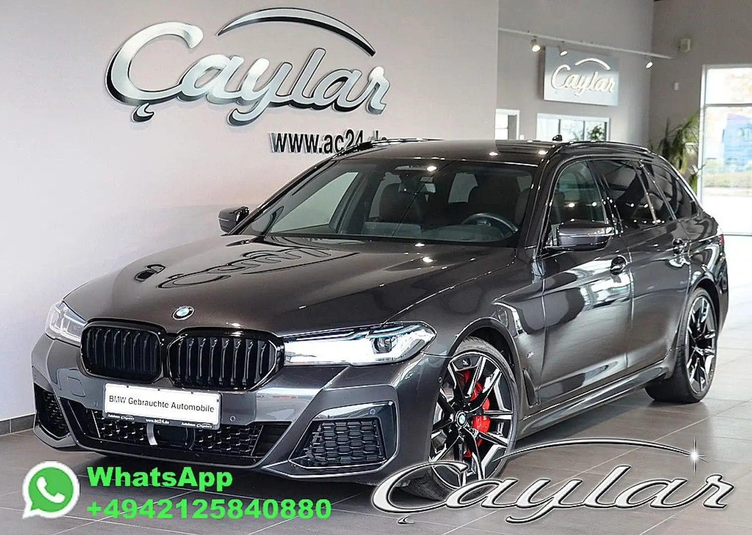 BMW 540 xd TOUR M SPORT NAPPA ACC LASER AHK 20" Gris - 1