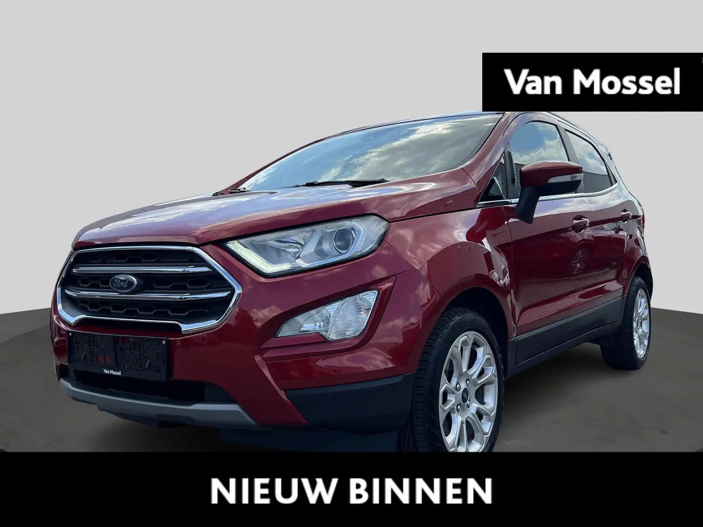 Ford EcoSport 1.0i Titanium - Parkeerhulp - Carplay - Winterpack Rouge - 1