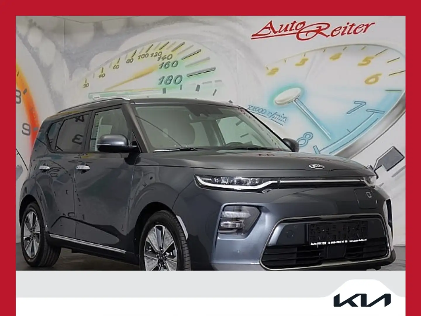 Kia Soul EV (e-) LONG RANGE Platin Aut. *LEDER, LED, NAVI* Grau - 1