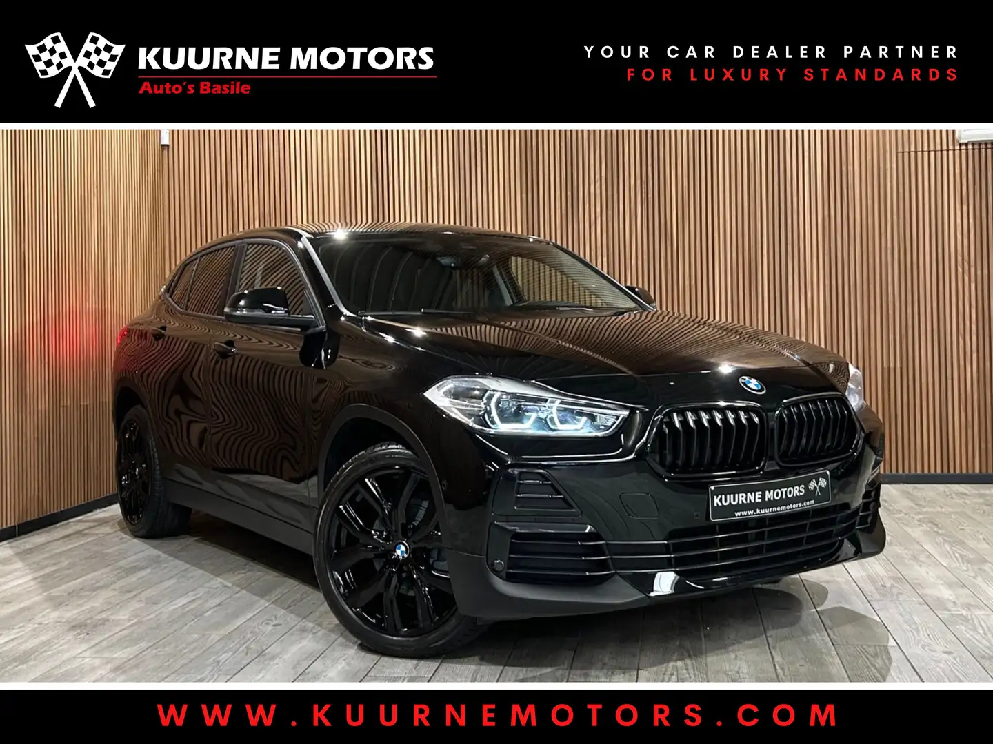BMW X2 sDrive18iA Alu19"/Leder/Led/Pdc/Dab *1j garantie* Noir - 1