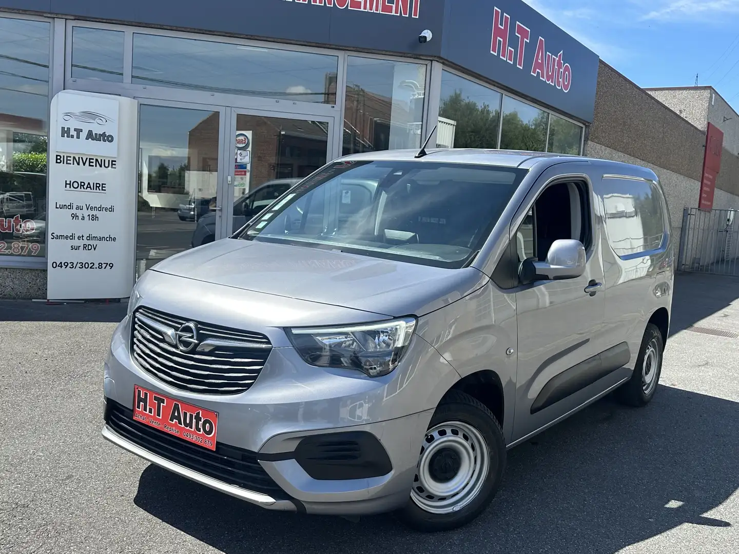 Opel Combo 1.5 Diesel/Etat neuf/Airco/Gps/Utilitaire/3 places Gri - 1
