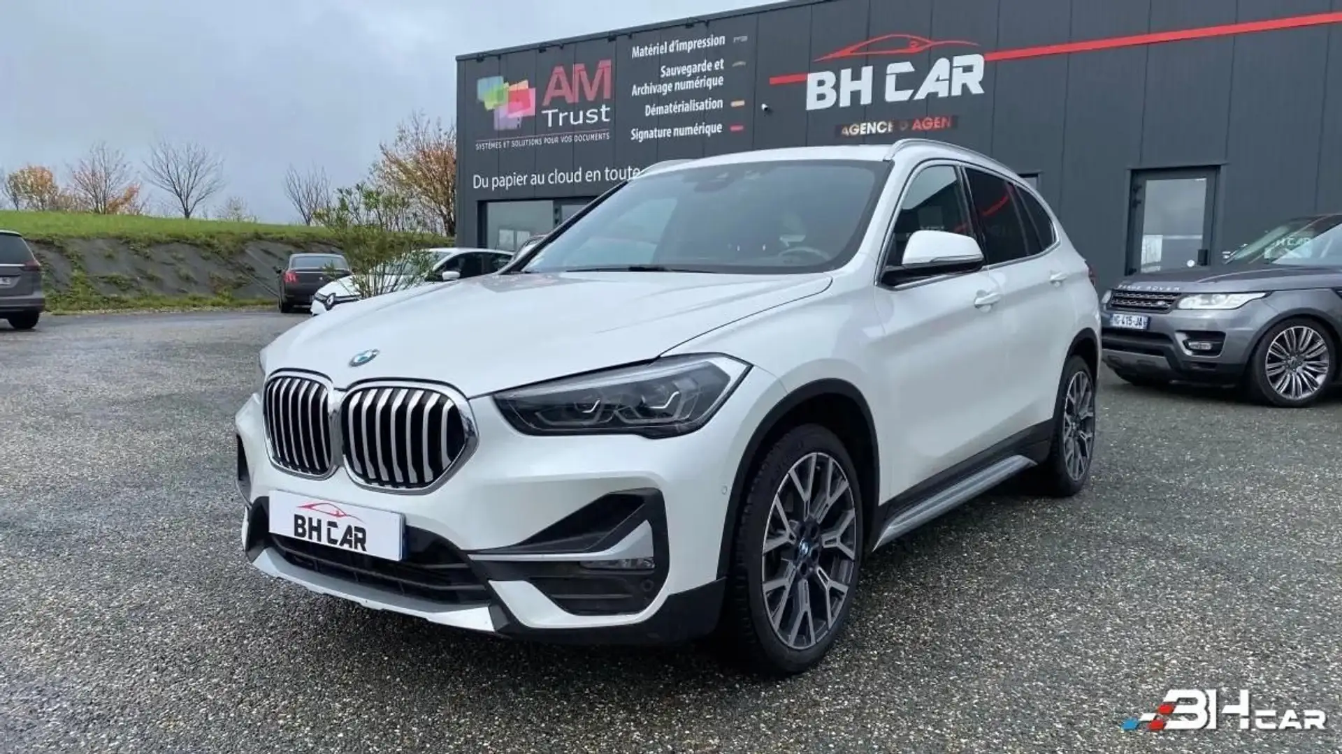 BMW X1 1.8 D 150 X-LINE SDRIVE BVA Blanc - 1