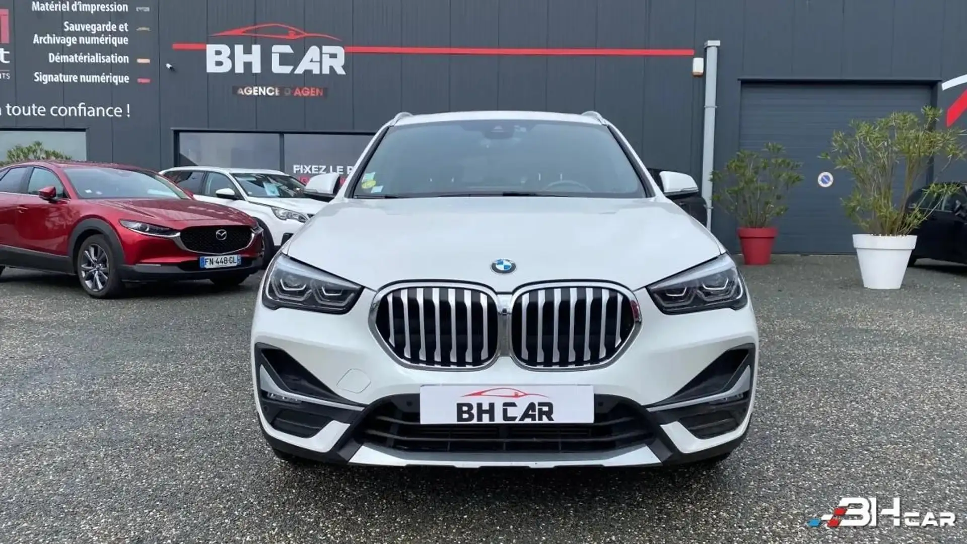 BMW X1 1.8 D 150 X-LINE SDRIVE BVA Blanc - 2