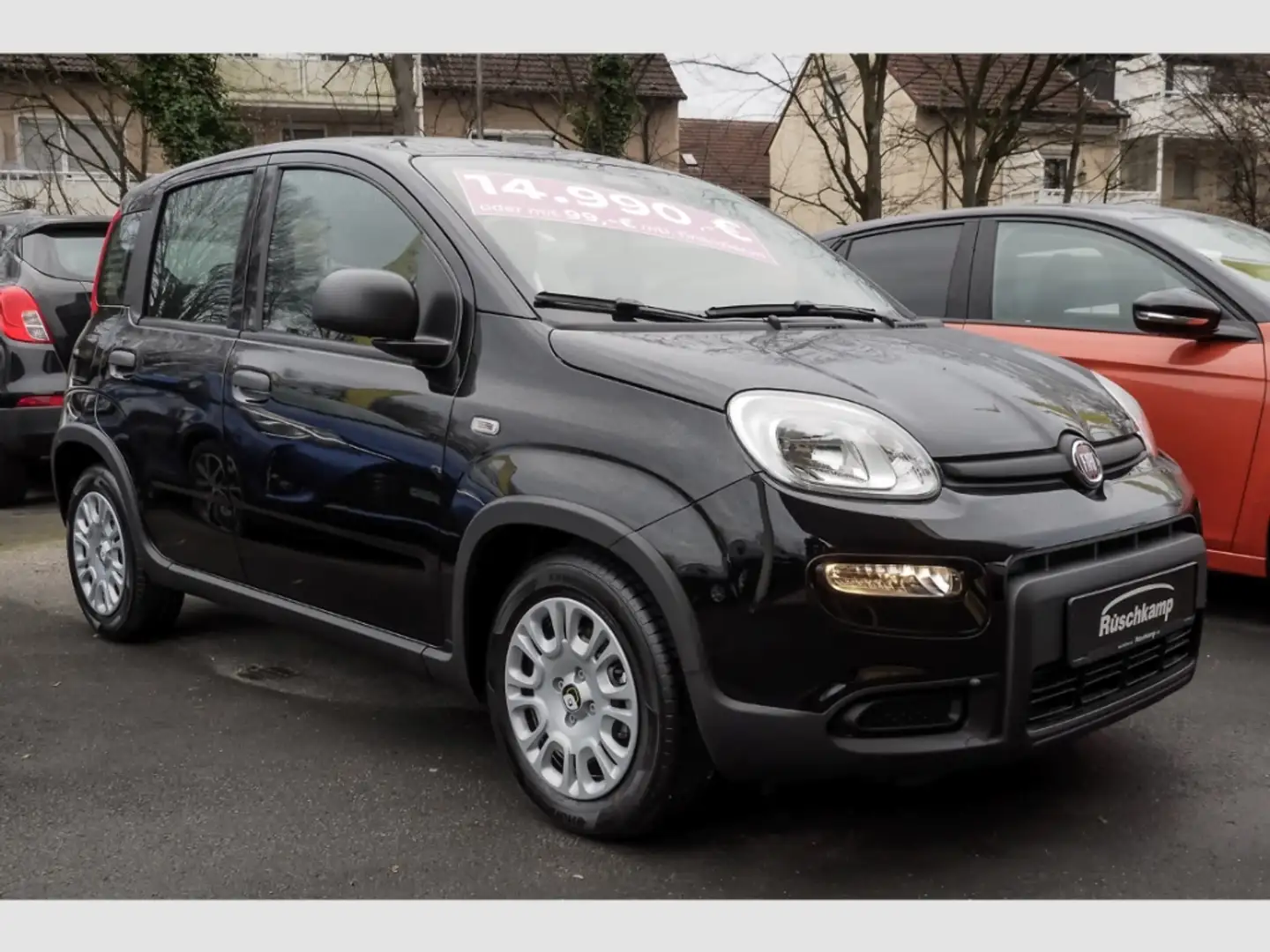 Fiat Panda Hybrid 1.0 PDC Klima dig.Kombiinstr. Temp. Schwarz - 2