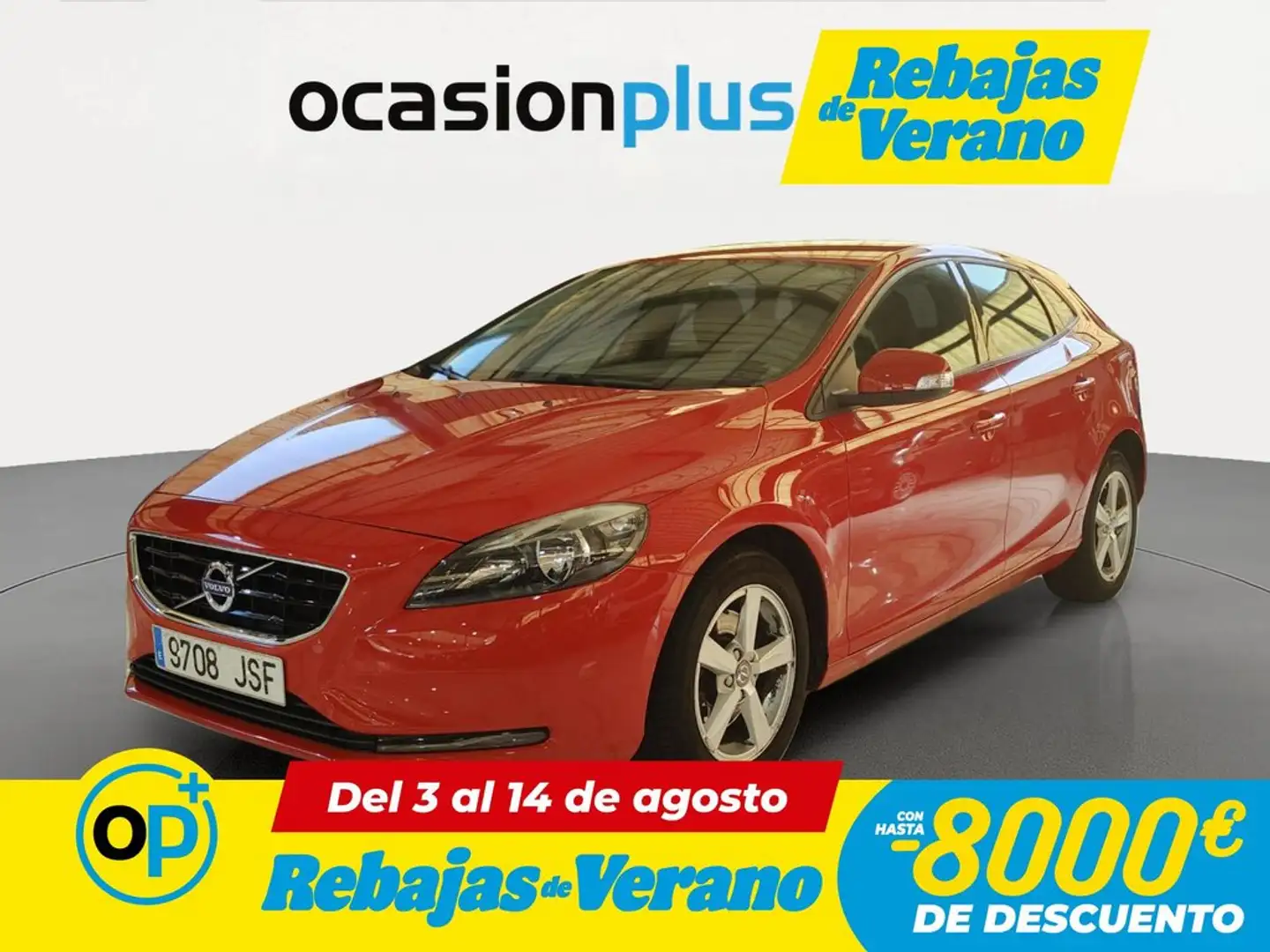 Volvo V40 D2 Kinetic 120 Rojo - 1