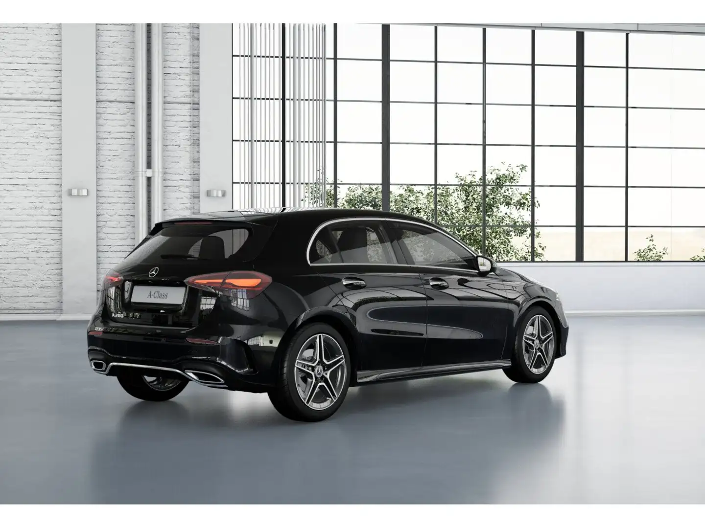 Mercedes-Benz A 200 AMG/RFK/MBUX/AmbiLight/MBUX/Sportauspuff Schwarz - 2