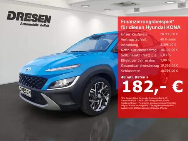 Hyundai KONA Trend SHZ+Rückfahrkamera Hybrid 2WD 1.6 GDI