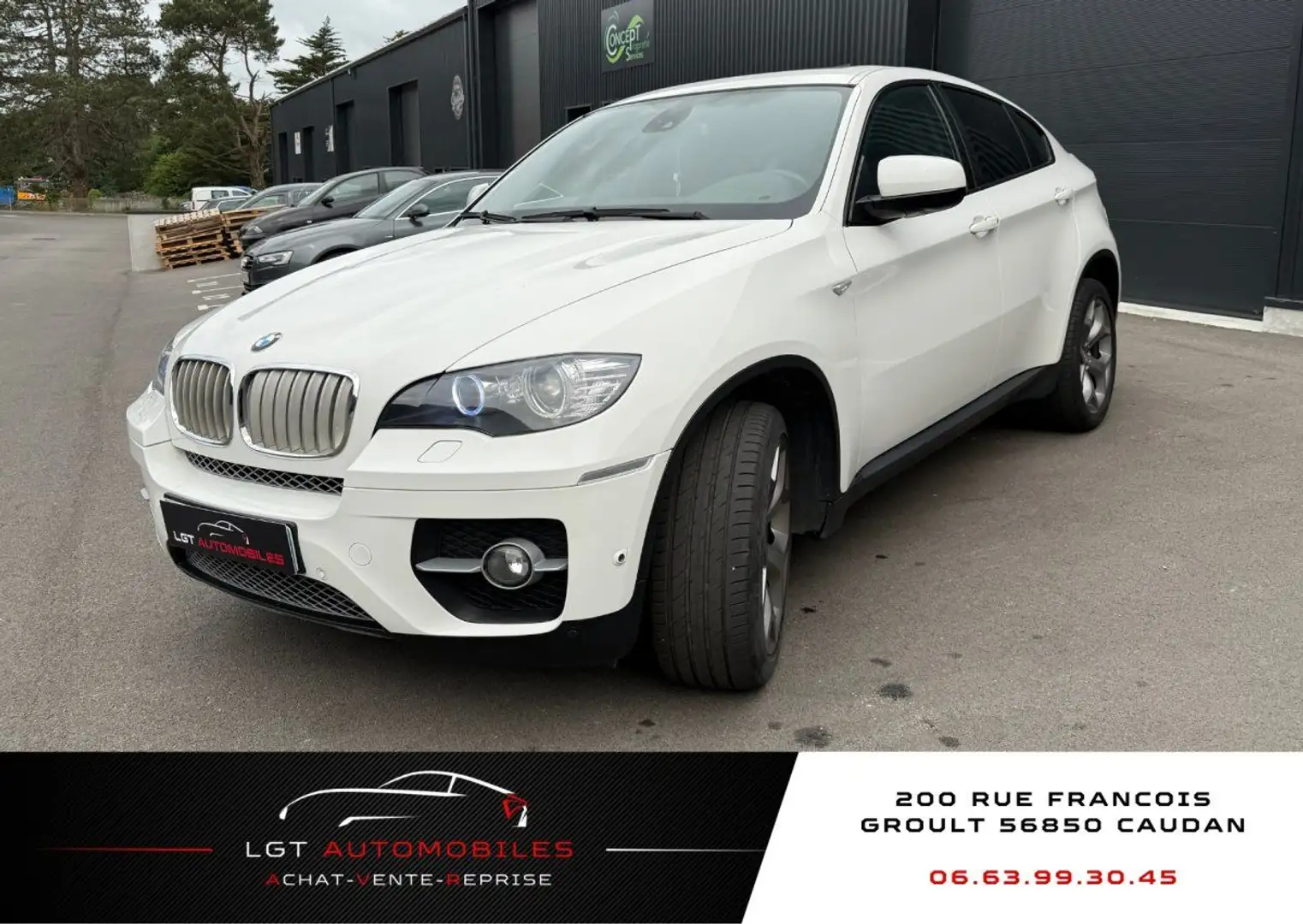 BMW X6 I (E71) xDrive40dA 306ch Luxe Weiß - 1