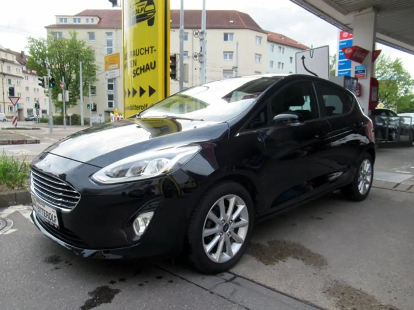 Ford Fiesta 1.0 Titanium 5tg SHZ/Alu/Sportsitze/Klima Schwarz - 2