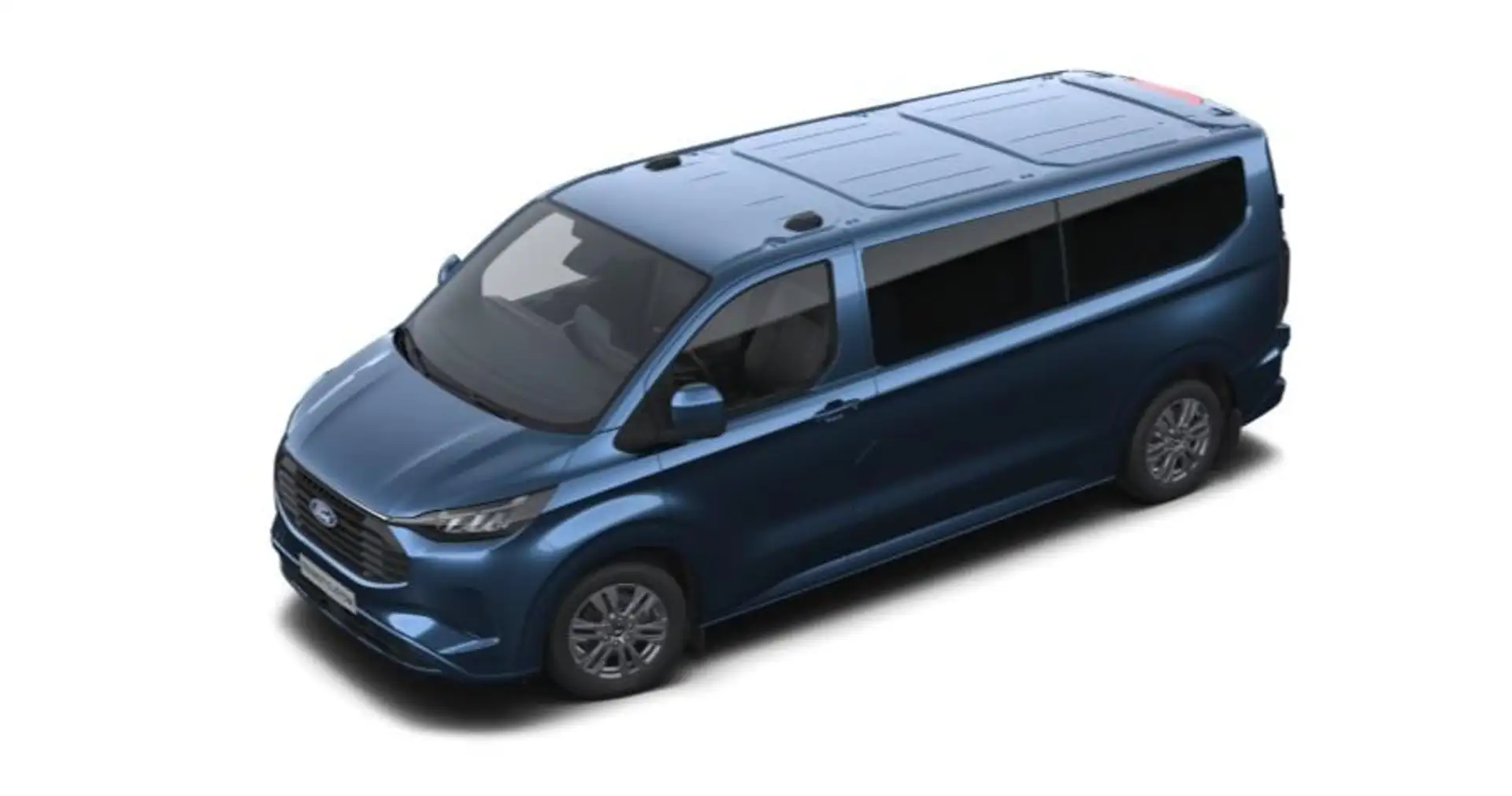 Ford Transit Custom 340 2.5 PHEV L2H1 Limited 233pk | Incl. BTW/BPM | Blauw - 2