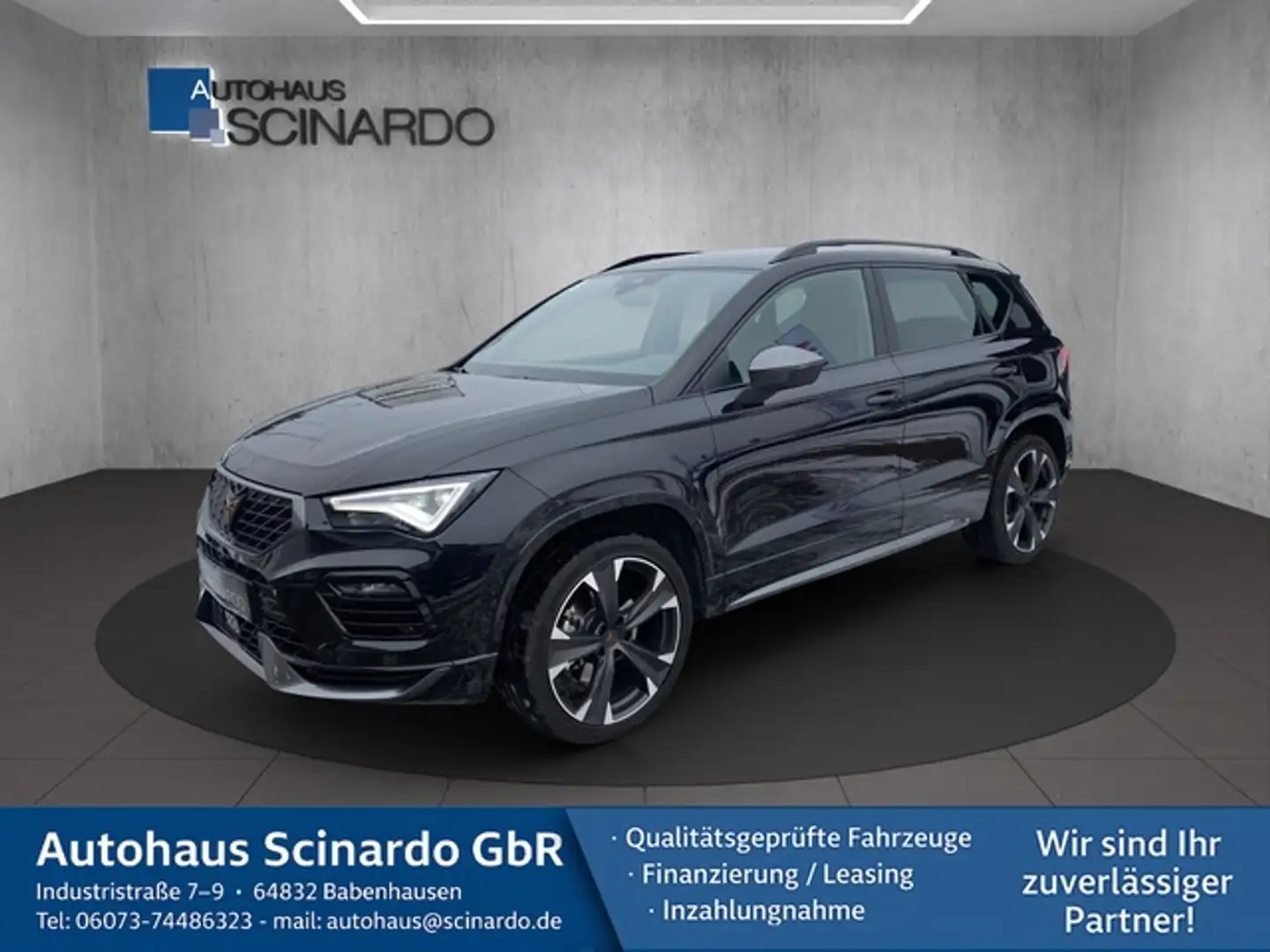 CUPRA Ateca 1.5TSI DSG *NAVI*LED*ACC*VIRTUAL*EL.HECKKL Schwarz - 1
