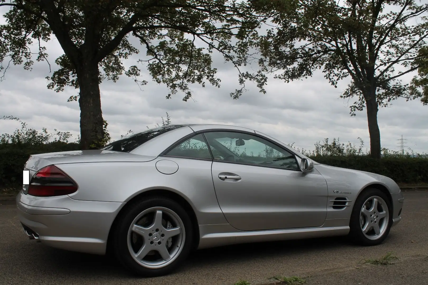 Mercedes-Benz SL 55 AMG MB Scheckheft Originalzustand Silber - 2
