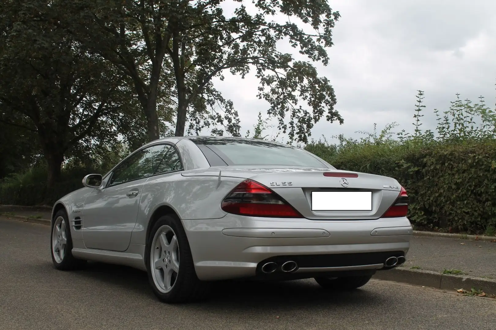 Mercedes-Benz SL 55 AMG MB Scheckheft Originalzustand Silber - 1