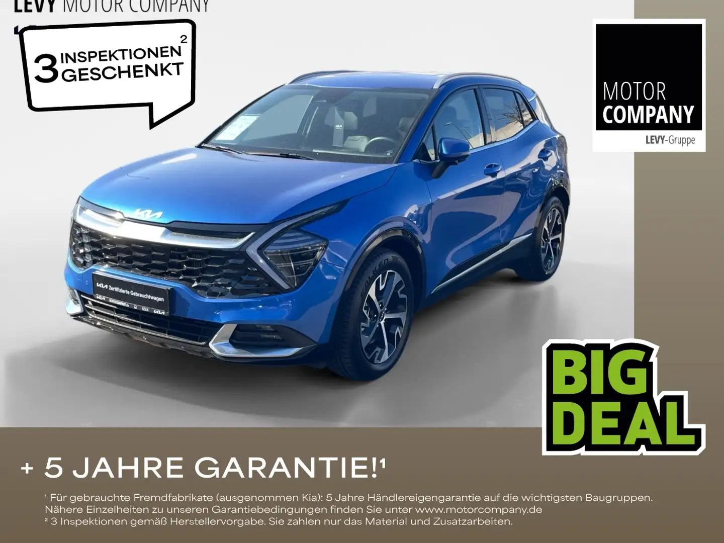 Kia Sportage 1.6 T-GDI Hybrid Spirit +AWD+DCT+Allwett Albastru - 1
