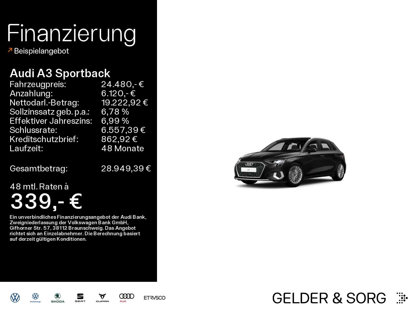 Second hand Audi A3 2.0 35 TDI
