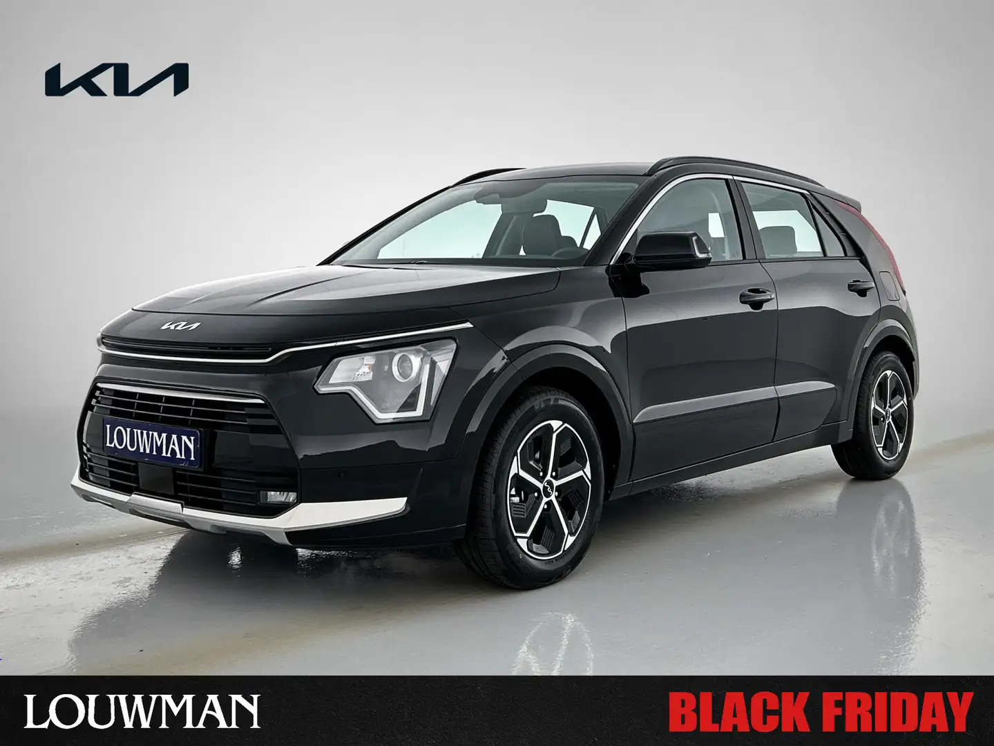 Kia Niro 1.6 GDi Hybrid DynamicLine Half lederen bekleding Schwarz - 1