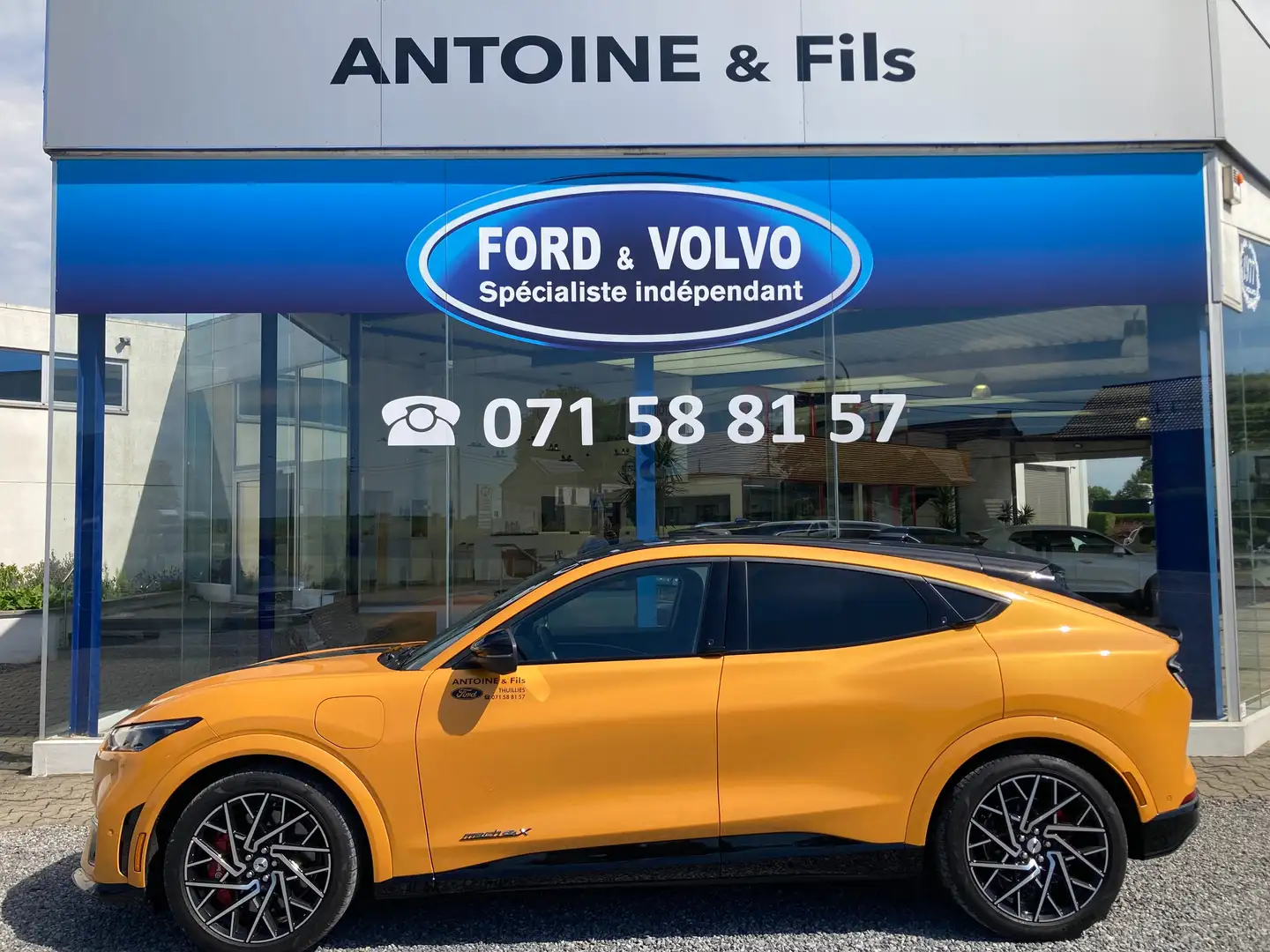 Ford Mustang Mach-E 99 kWh AWD GT Extended Range PROMO Gelb - 1