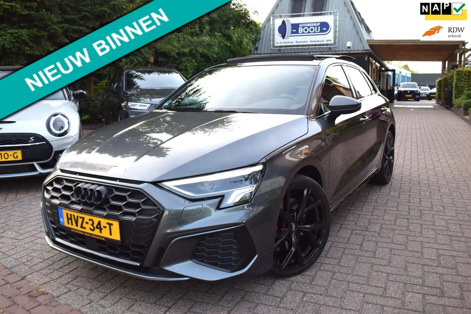 Audi A3 Sportback 45 TFSI e 3X S-LINE PANO DAK/ADAP CRUISE Grijs - 1