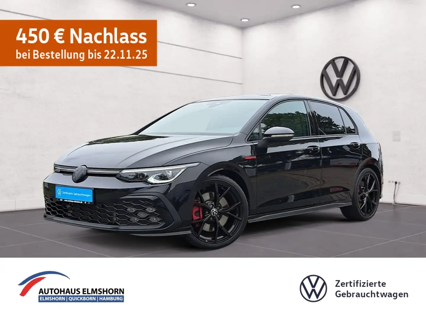 Volkswagen Golf GTI 2.0 TSI DSG PANO STANDHEIZ NAV 19" HEAD KAM LEDER Noir - 1