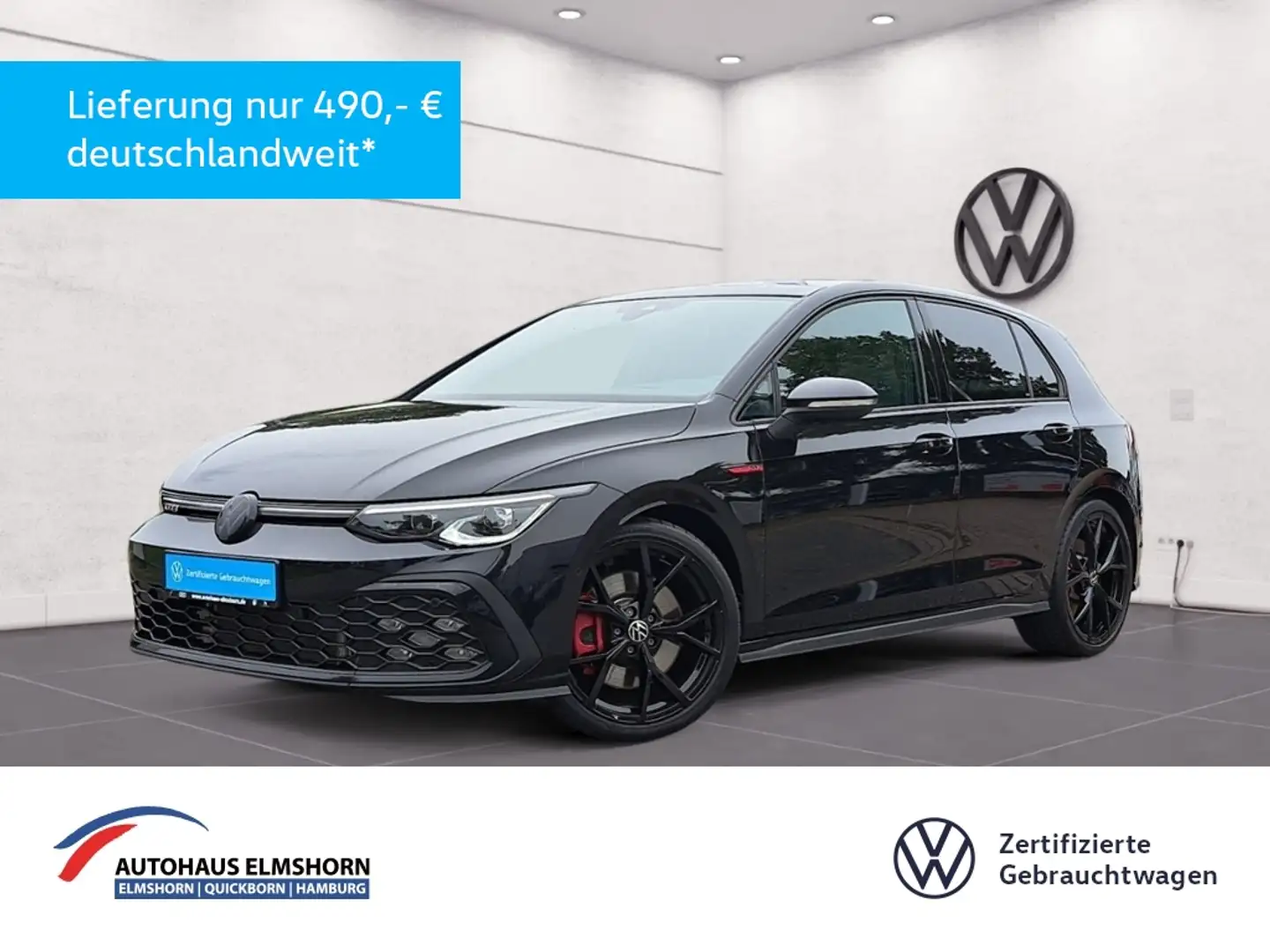 Volkswagen Golf GTI 2.0 TSI DSG PANO STANDHEIZ NAV 19" HEAD KAM LEDER Schwarz - 1