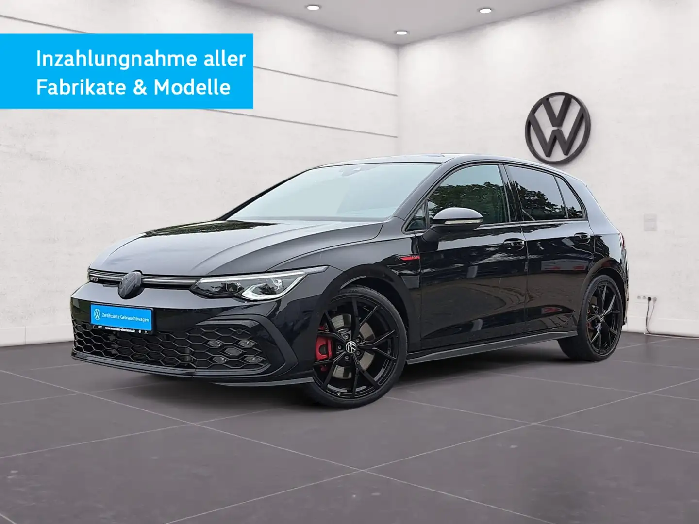 Volkswagen Golf GTI 2.0 TSI DSG PANO STANDHEIZ NAV 19" HEAD KAM LEDER Zwart - 2