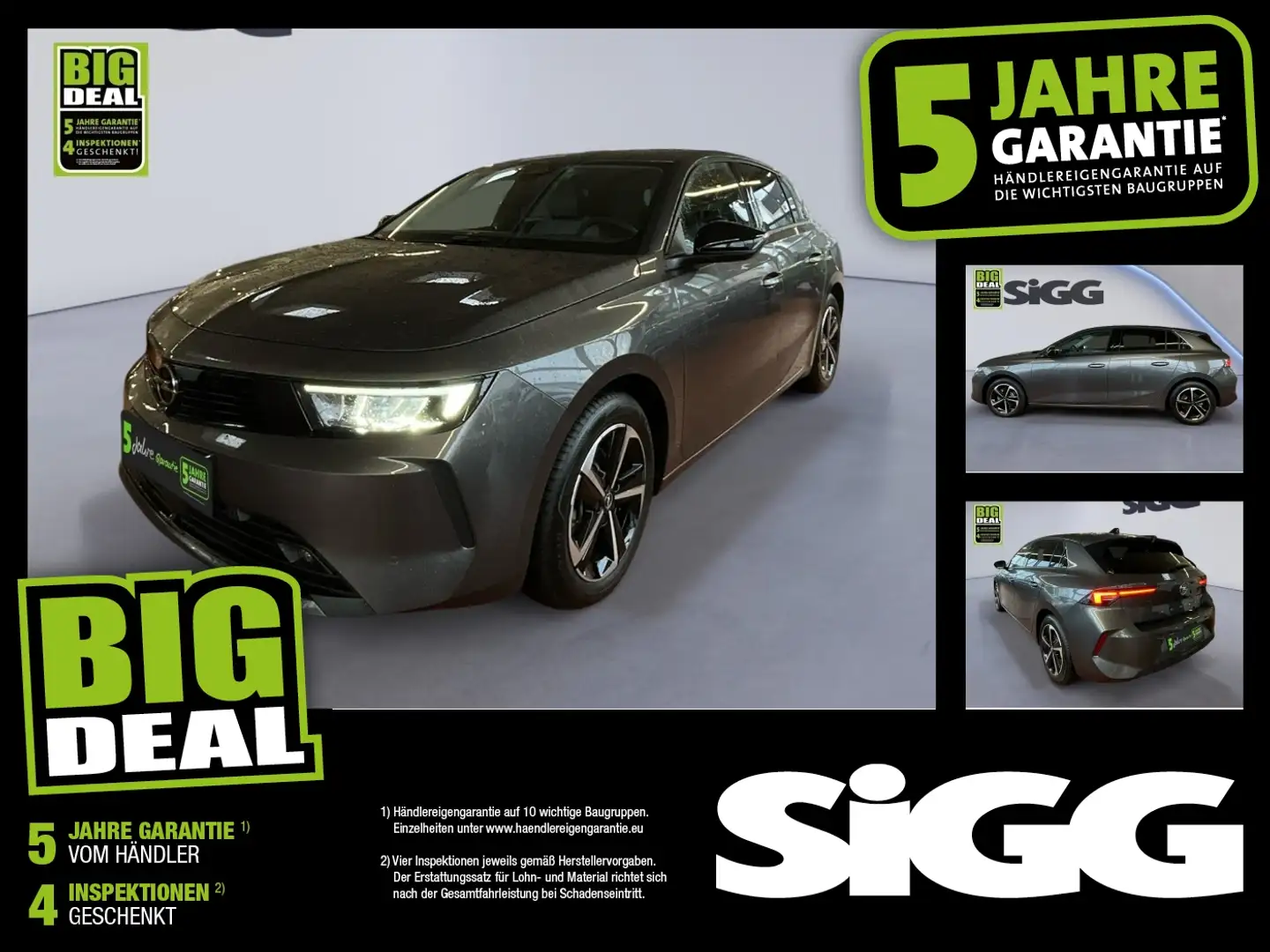 Opel Astra L 1.2 Turbo Edition DynLicht Fernlichtass. Grau - 1