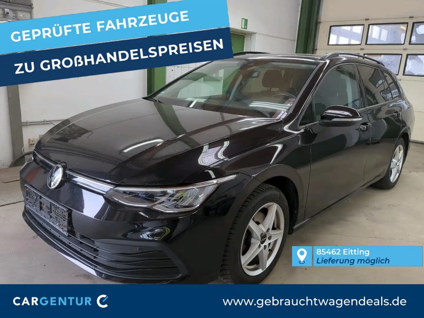 Volkswagen Golf VIII 1.0 eTSI Life Navi ACC LED Noir - 1