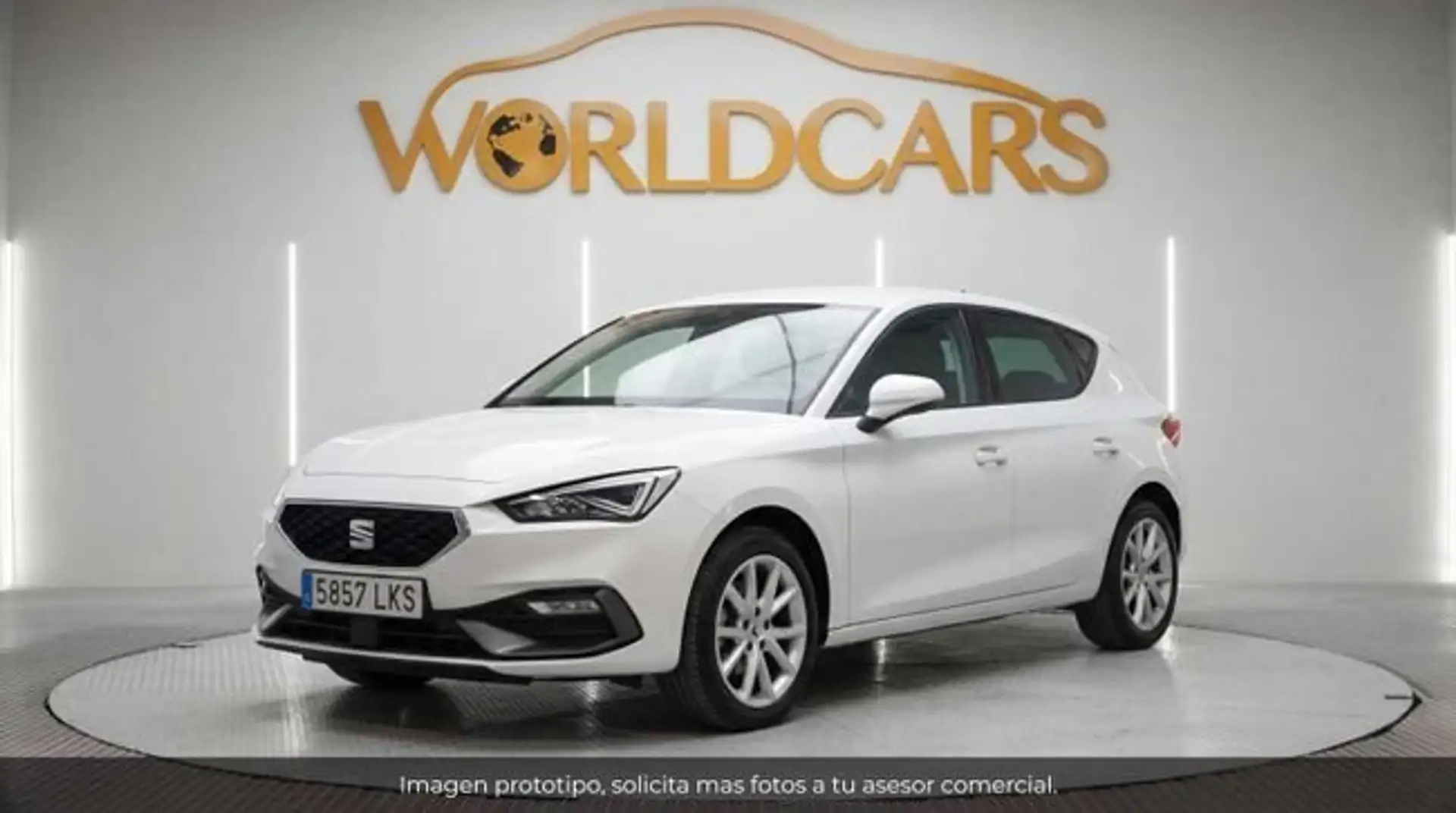 SEAT Leon 2.0 tdi 85kw (115cv) style gonavi (ac) Blanco - 1