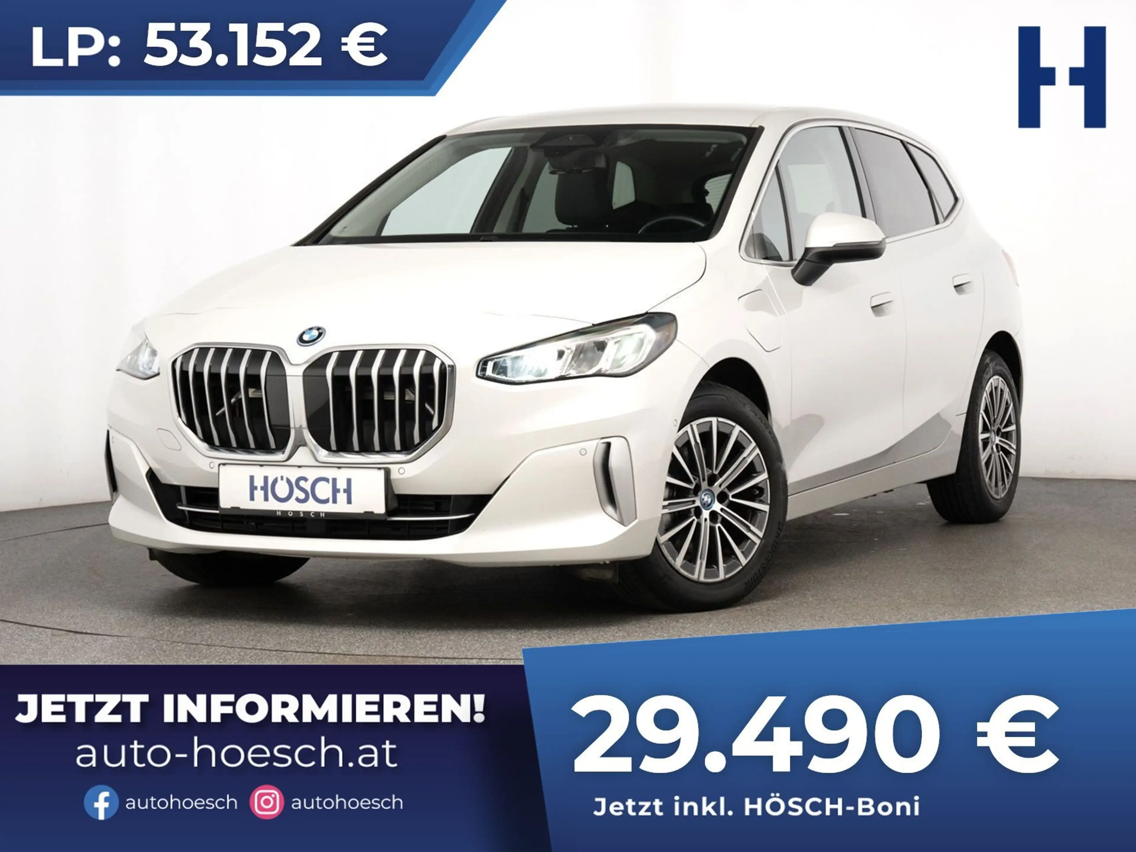 BMW 225 e xDrive Active Tourer Luxury H&K WENIG KM -45%