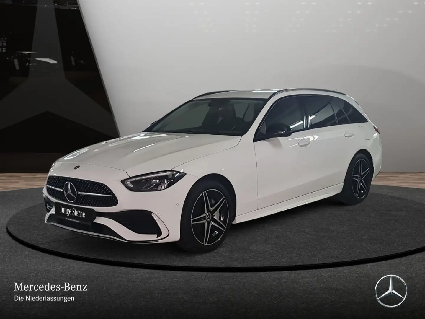 Mercedes-Benz C 300 e T AMG+NIGHT+LED+KAMERA+TOTW+KEYLESS+9G Weiß - 2