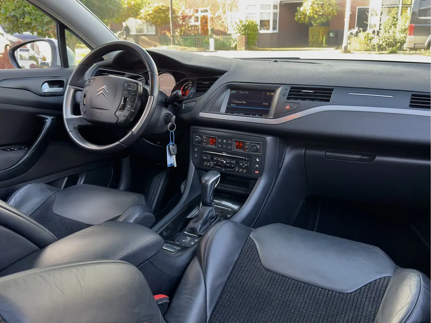 Citroen C5 Tourer 1.6 AUT6 BUSINESS LEDER NAVI AIRCO LED LMV Blanc - 2