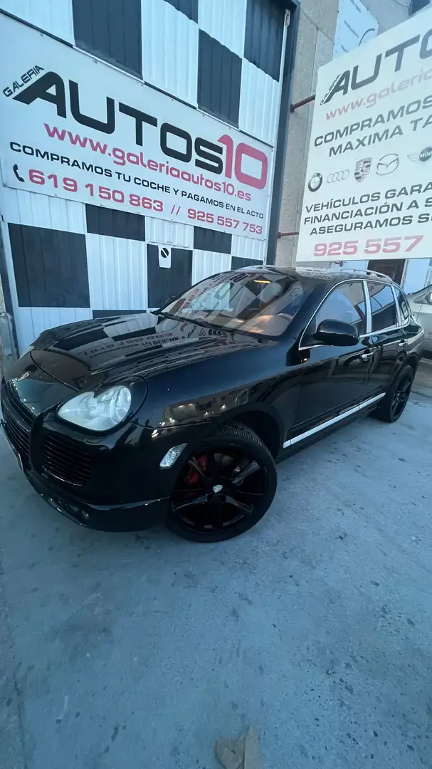Porsche Cayenne 4.5 Turbo Aut. Zwart - 1