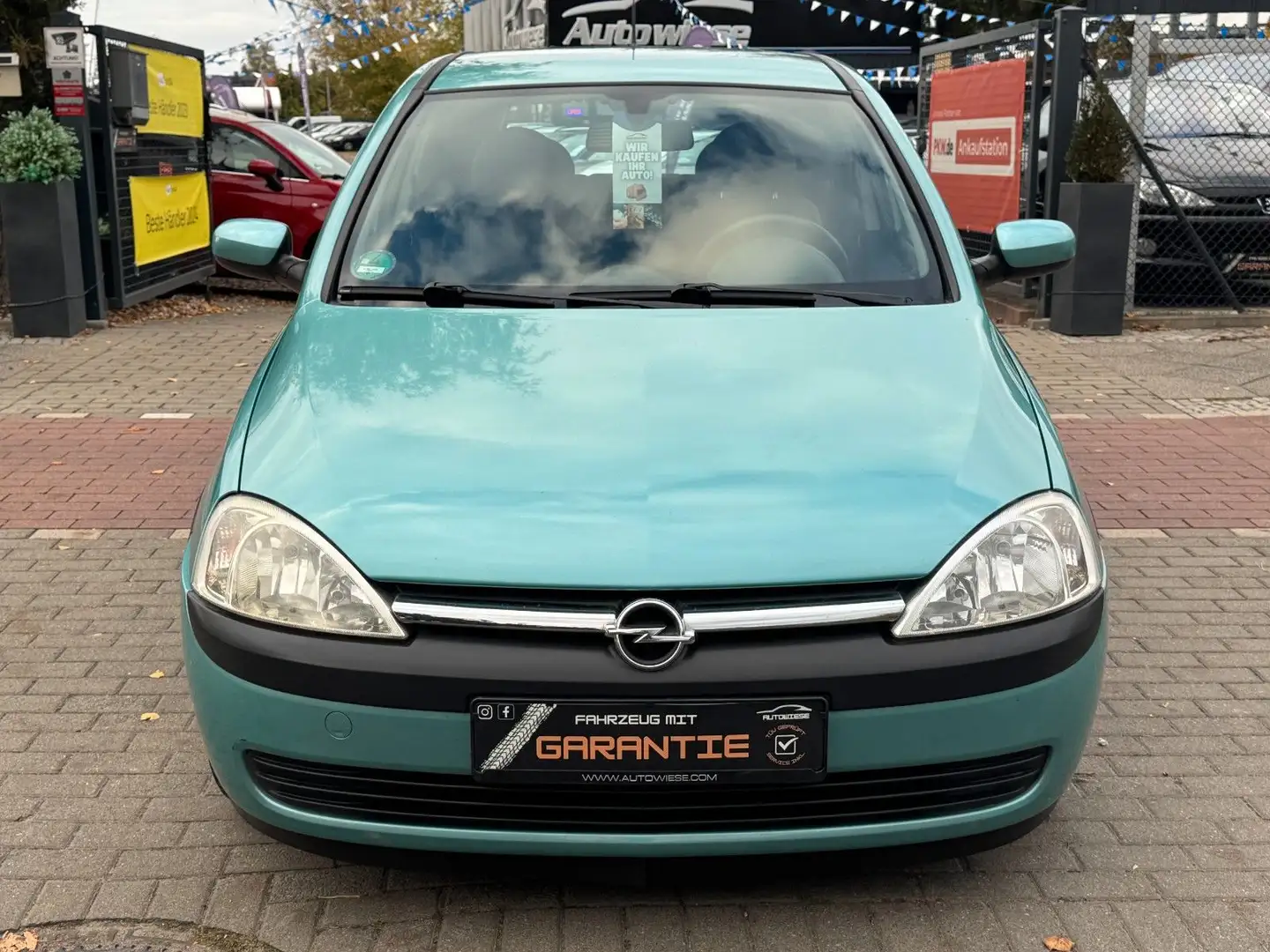 Opel Corsa C 1.2 Klima*2.Hand*Allwetter*TÜV NEU Grün - 2
